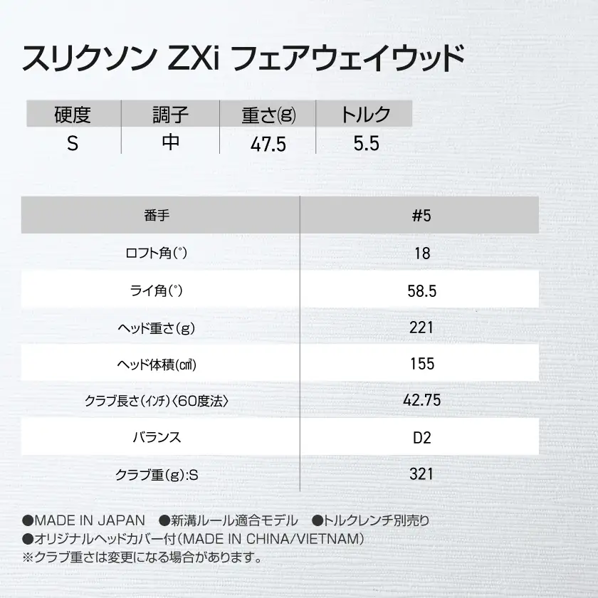スリクソン ZXi フェアウェイウッド 【Diamana/S/5】≪2024年モデル≫〔DK-C710-5S〕_(都城市) ゴルフクラブ　ダンロップ　スリクソン　ZXi　フェアウェイウッド　2024年モデル