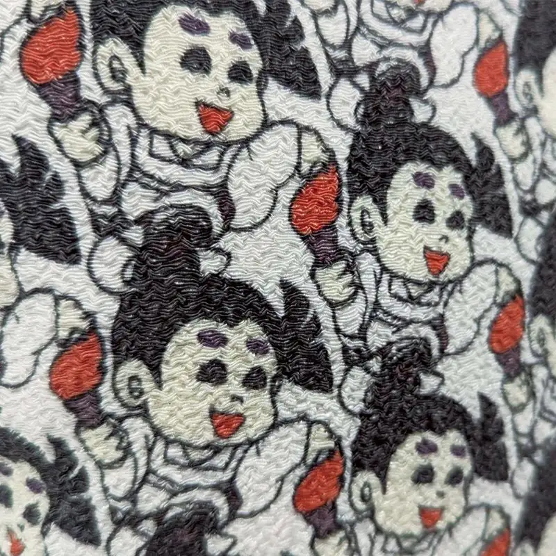 丹後ちりめん未来くんポーチ サイズ：約21cm×15cm