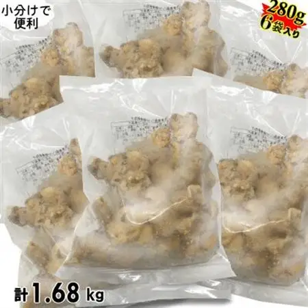 いか軟骨唐揚げ1.68kg(280g×6袋)セット 小分け 時短 つまみ 居酒屋 惣菜 弁当 便利_魚介・海産物   _【配送不可地域：離島】【1554756】