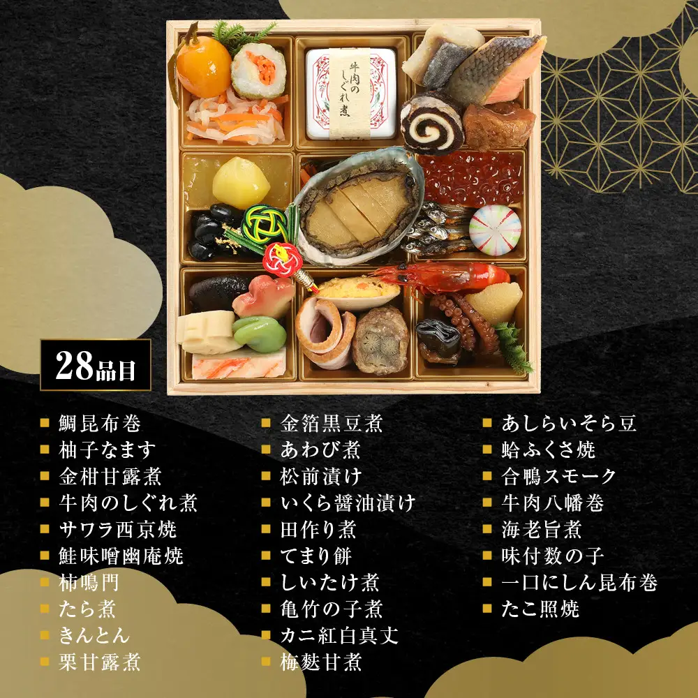 和風おせち 一人折一客組 1人前 老舗料亭おせち 京 伏見 魚三楼 -10