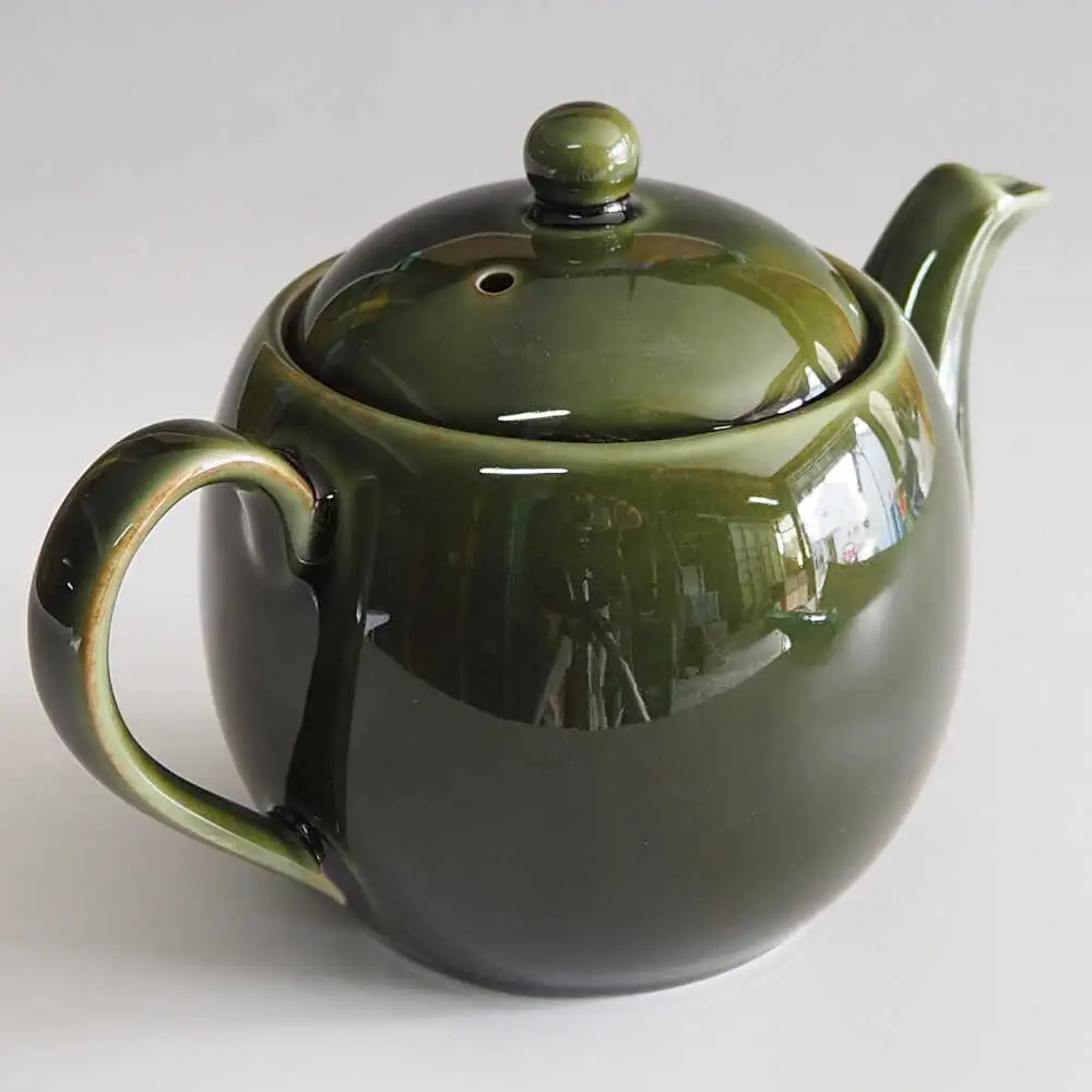 【瀬戸焼】ティーポット 織部釉 400ml（2人用）【矢野製陶所】 / おうちカフェ ティータイム 癒し [BBCP007]