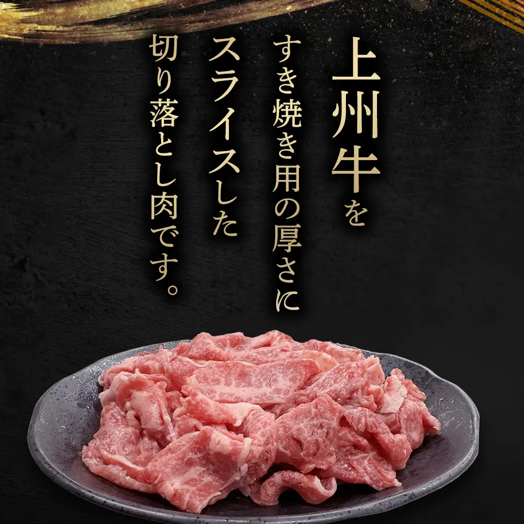 上州牛 切り落とし 1kg ( 500g × 2パック ) [AH026tu]