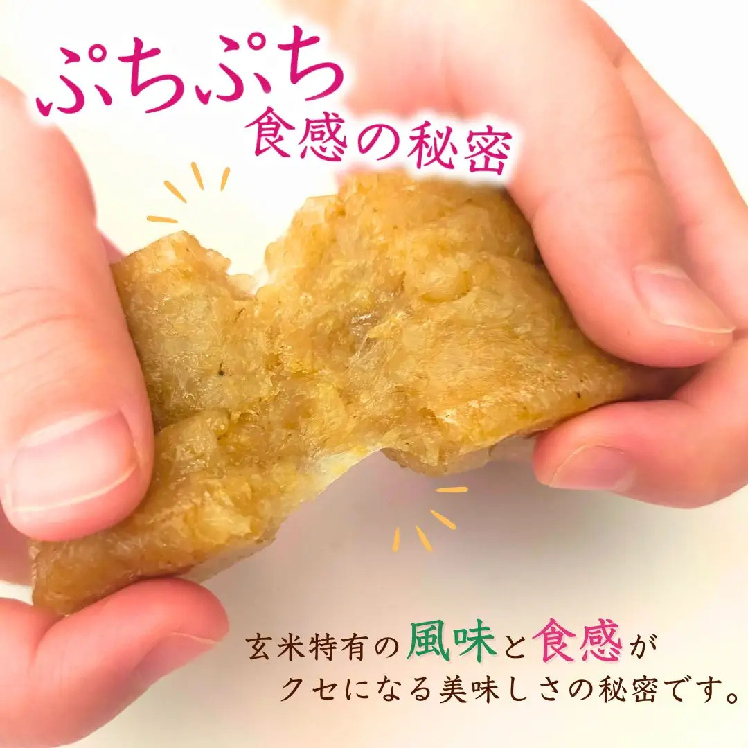 ぷちぷち食感がたまらない「発芽玄米餅」 4袋 新潟県弥彦村産「こがねもち」100%使用