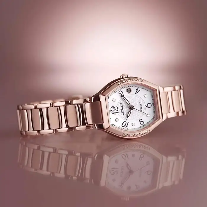 シチズン 腕時計 エクシード レディース ES9385-57W CITIZEN 時計 ギフトプレゼント 誕生日 成人式 就職祝い 合格祝い 入学祝い 卒業祝い ビジネス ウォッチ 電波 ソーラー  松村時計店 岩手県 北上市  Y0050