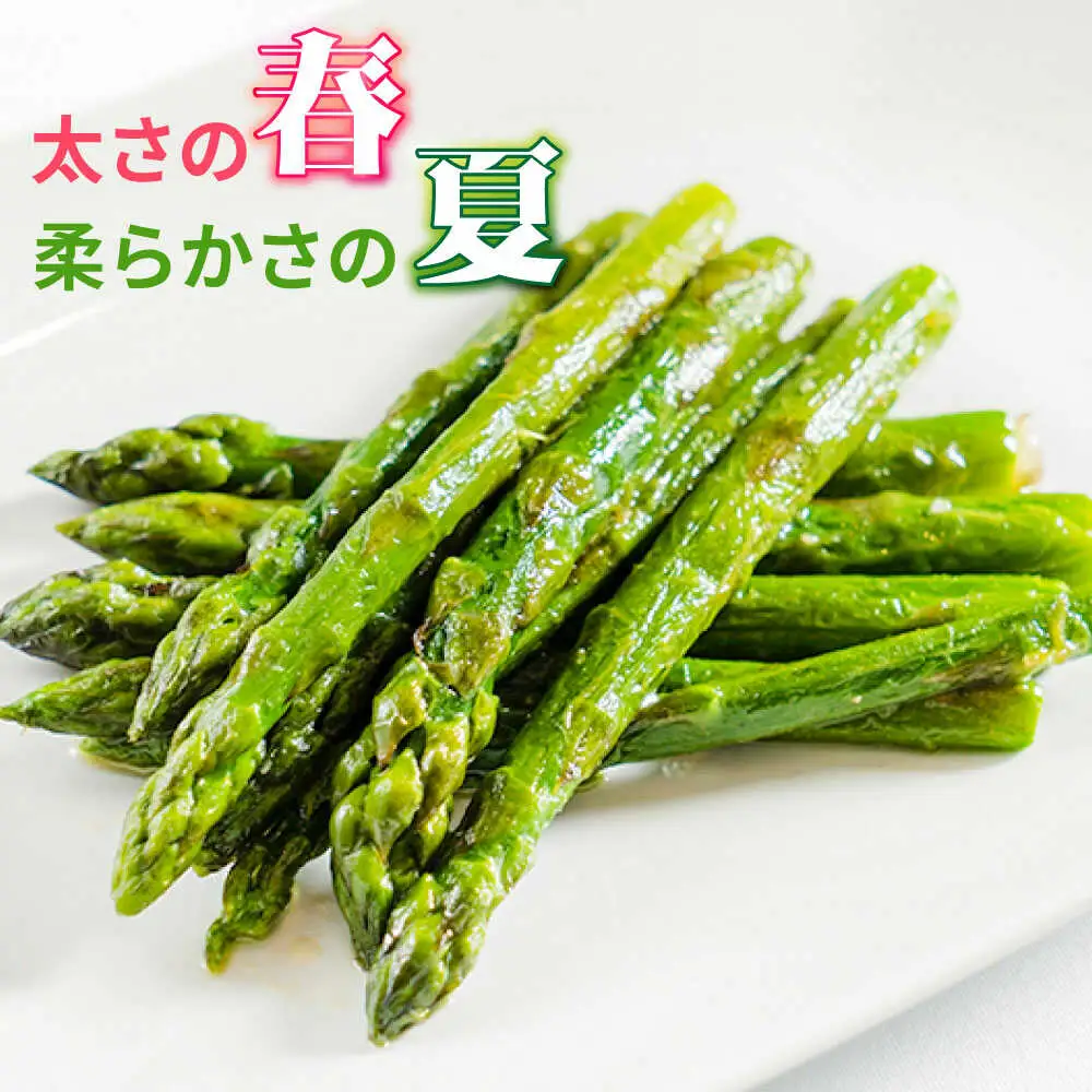 【5回定期便】【星のアスパラ】春＆夏 の グリーン アスパラガス 約1kg / アスパラ 春野菜 野菜 / 南島原市 / ほしのYA[SEY017]