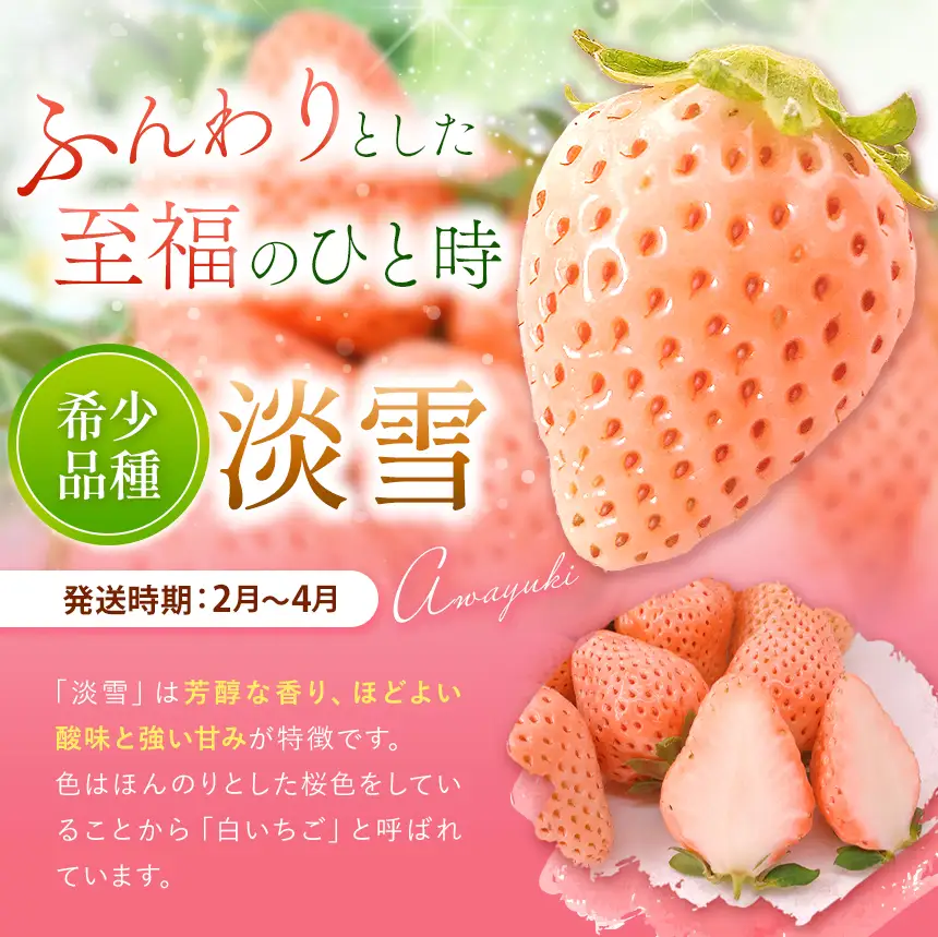  厳選農家直送 淡雪 約500g 