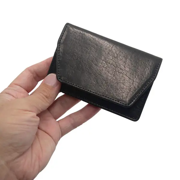 豊岡財布 名刺入れ（AW0401）ブラック