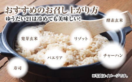 栽培期間中農薬不使用 令和7年産米 ゆうだい21 玄米 20kg/鶴ノ原北川農園[UDL026] 米 玄米