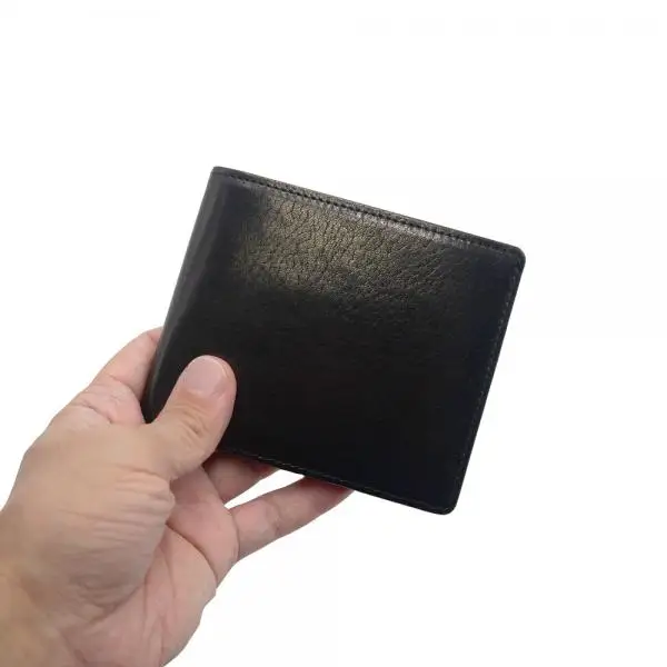 豊岡財布 二つ折りウォレット（AW0404）ブラック
