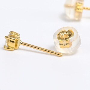 K18 Dカラー 0.24ctUP 4本爪 ダイヤ ピアス BPE-02024K 