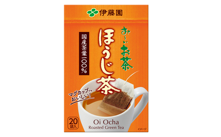 【 ほうじ茶 】おーいお茶エコティーバッグほうじ茶20袋×10 伊藤園