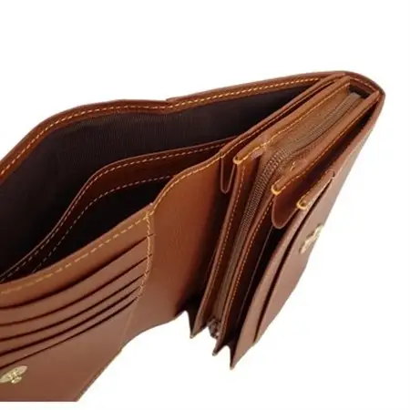 【濱野皮革工藝】グレースミディアムウォレット(ライトブラウン)_装飾品・工芸品 財布 服飾小物 _【1103243】