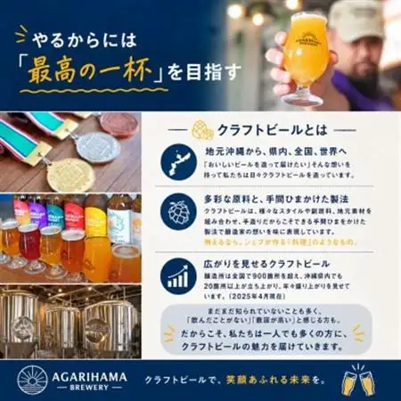 クラフトビール AGARIHAMA BREWERY 定番4種飲み比べ6本セット【配送不可地域：離島】【1550869】