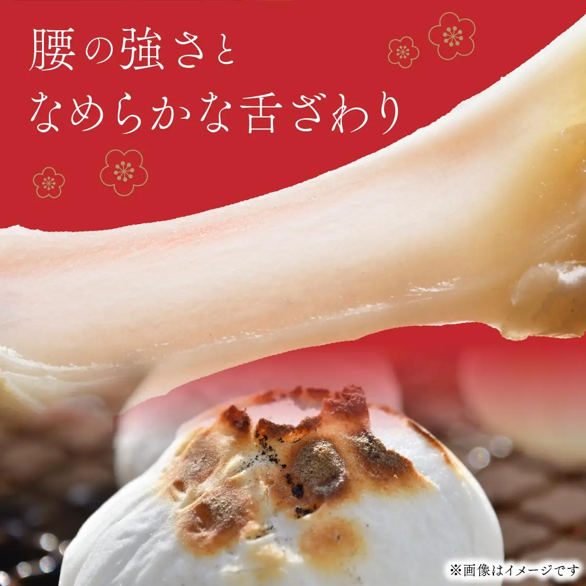 鏡野町産杵つきもち（780g×3袋）【004-a026】