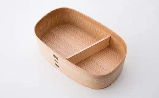曲げわっぱ ほのか弁当〔小〕　185P6006【工房るわっぱ】