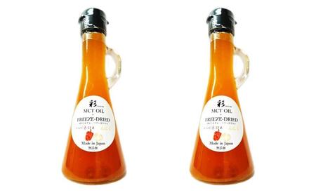 彩 ハバネロ＋にんにく 中鎖脂肪酸油 MCTオイル 120ml×2本セット 特許保有NIJCフリーズドライ 自然植物由来 ※沖縄・離島への配送不可