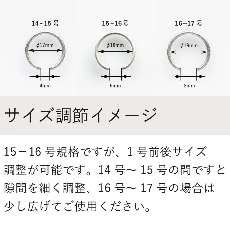 オープンリング ブラックホーニング