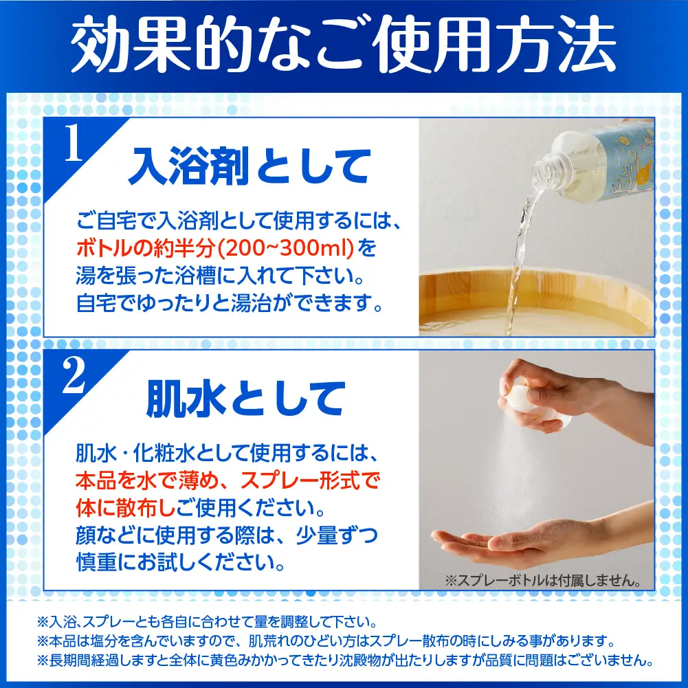豊富温泉 濃縮温泉水 サロベツ大地恵泉 (500ml×24本)