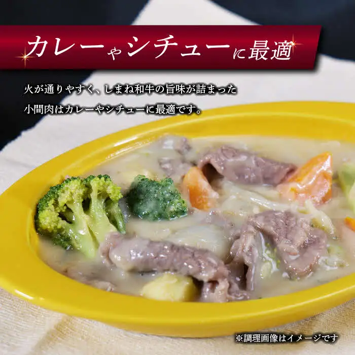 しまね和牛 カレー、シチュー等に 小間切れ 500g 【黒毛和牛 おすすめ 小分け 冷凍 和牛オリンピック 肉質NO.1 牛肉 肉 国産 和牛 料理 炒め物 おかず お弁当 ブランド牛 島根県 安来市】【14-DC-67】
