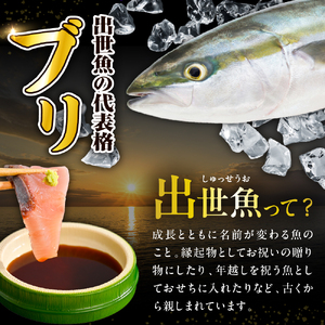 えりも【マルデン特製】(ワンフローズン)北海道日高産ぶり半身1.2kg～1.4kg【er002-077-b】