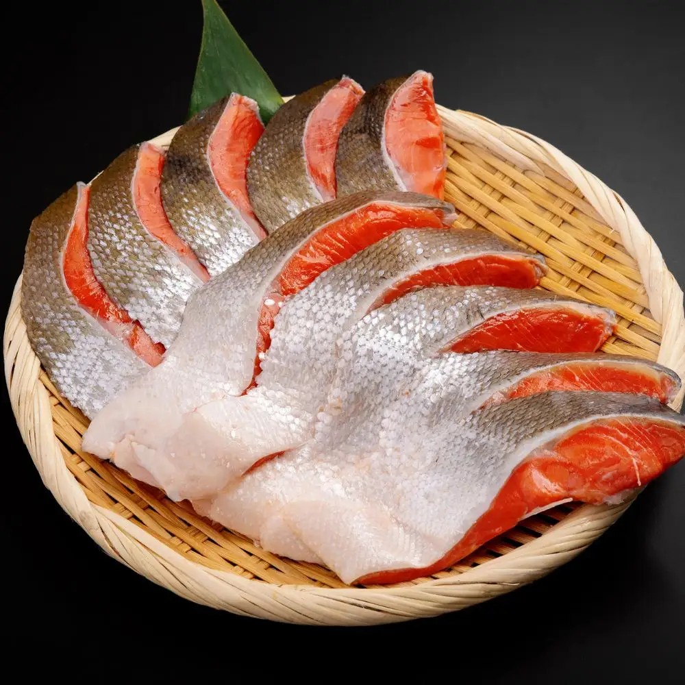 【ふるなびWEEK対象】「オホーツク網走」加工の新巻鮭切身＆紅鮭切身 食べ比べセット ABE101 | 鮭切身 鮭切身 鮭切身 鮭切身 鮭切身