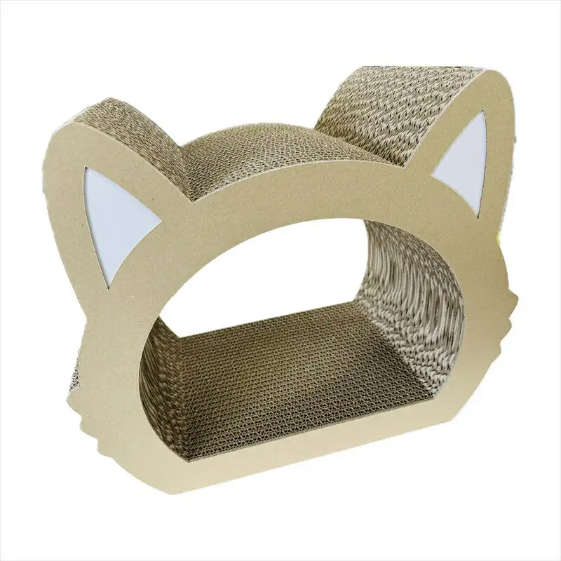 ねこの爪とぎ　みみCT＋かおCT セット　カラー；クラフト【 ペット用品 爪とぎ 神奈川県 小田原市  ペット ペット】