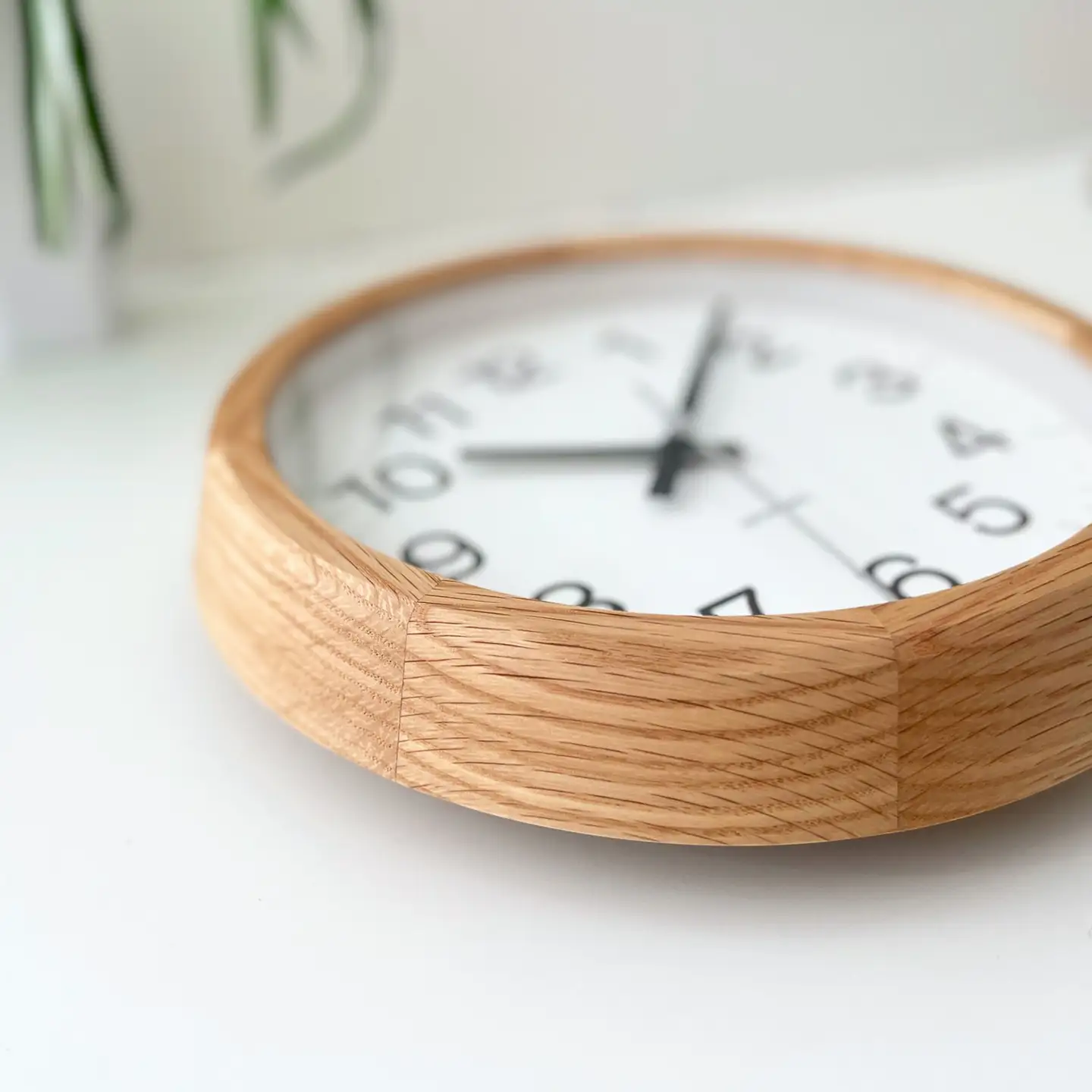 KATOMOKU muku clock 木製掛け時計（オーク）km-130OA