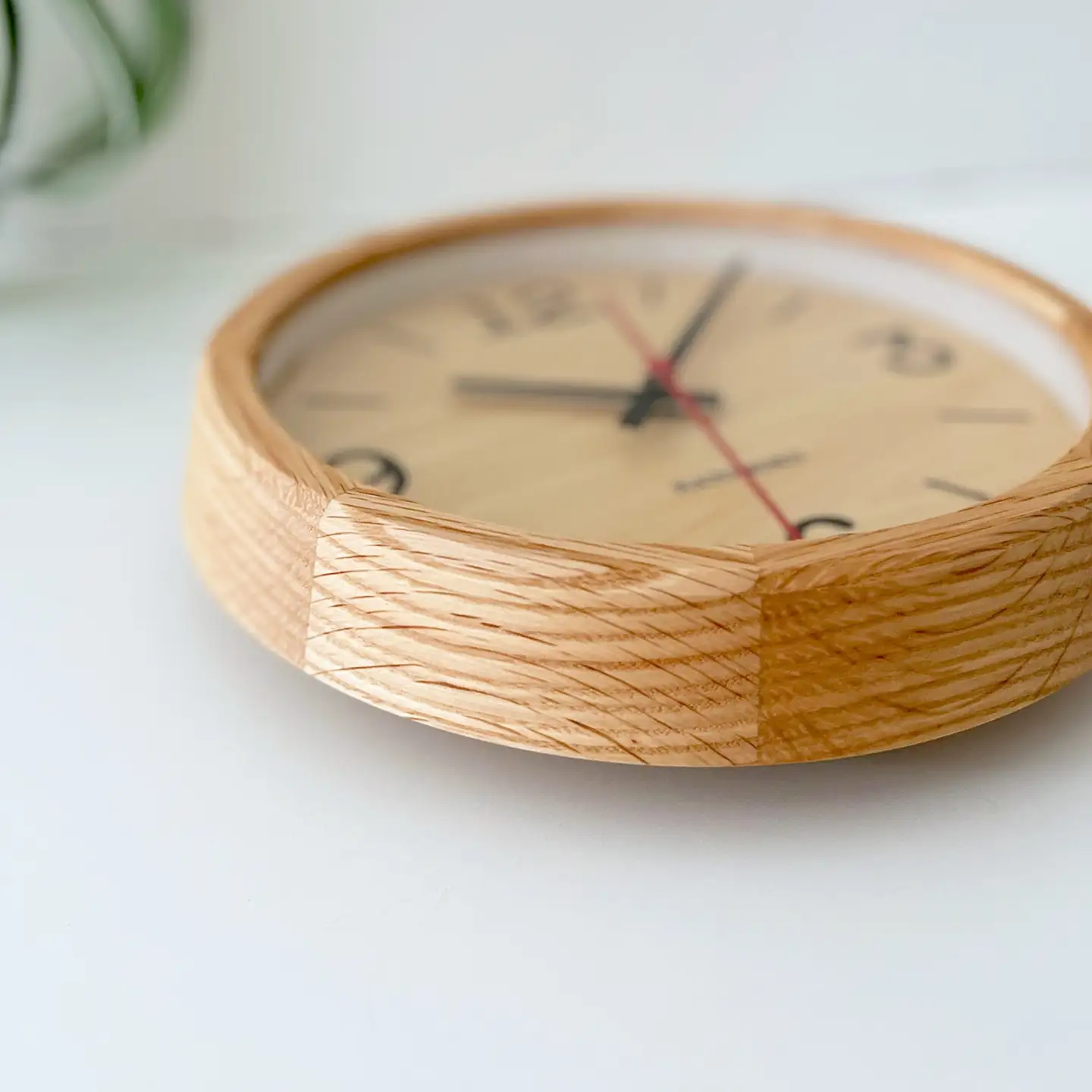 KATOMOKU muku clock 木製掛け時計（オーク）km-136OA