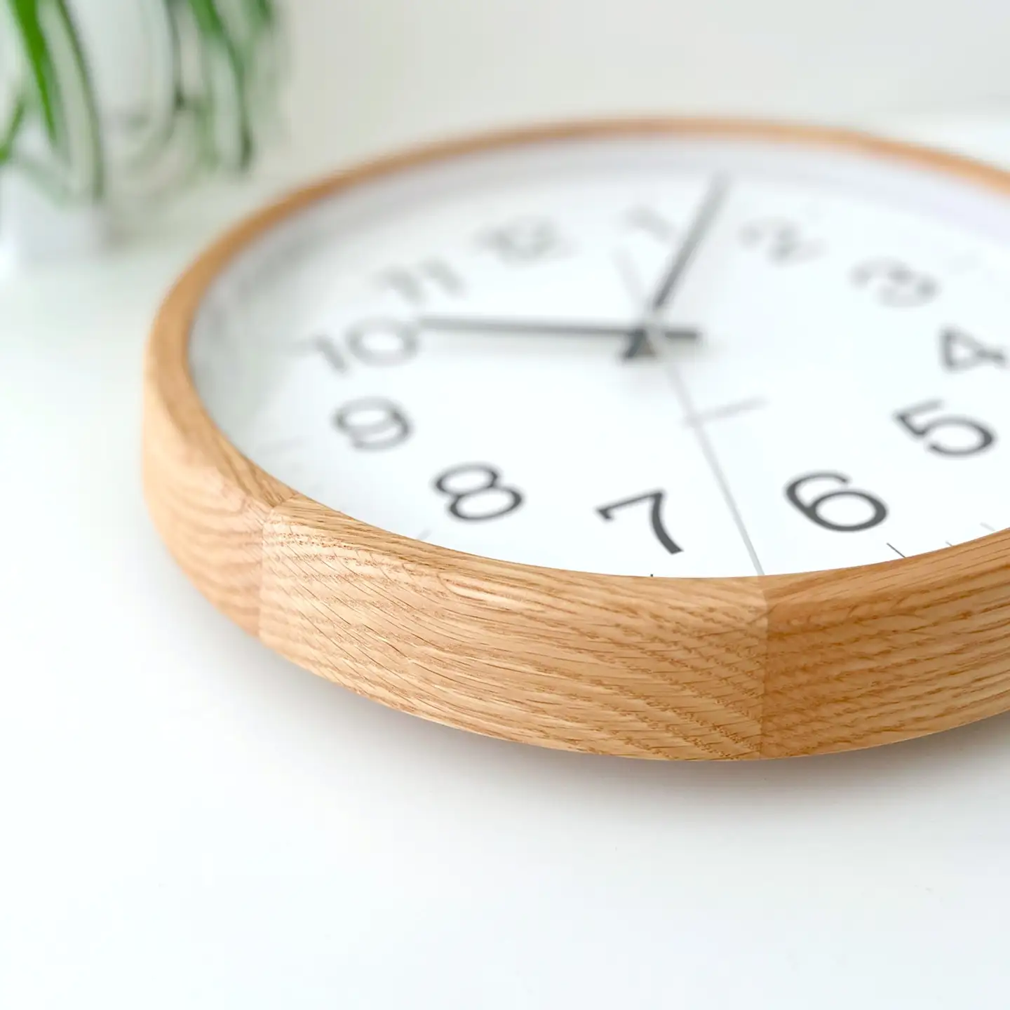 KATOMOKU muku clock 木製掛け時計（オーク）km-113OA