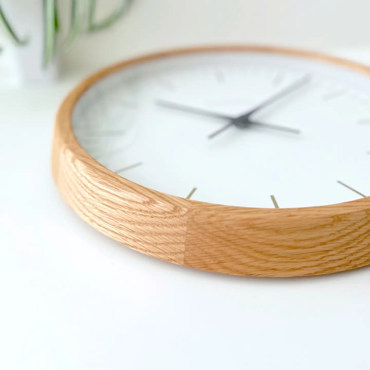KATOMOKU muku clock　木製掛け時計(オーク)　km-129OA