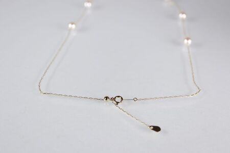 真珠 アクセサリー ネックレス パール 5.5mm 以上 6mm 未満 アコヤ真珠 ジュエリー 金具 K18 イエローゴールド / あこや真珠ステーションネックレス 5.5-6mm