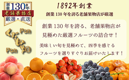 フルーツ詰合せ 厳選 旬 よくばりセット フルーツ詰合せ【4ヶ月連続定期便】