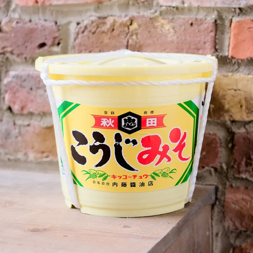 【地元の味】発酵文化の町の甘みそ樽入り 味噌