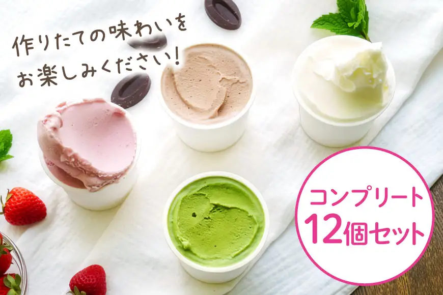 アイス ナチューラのアイスクリーム コンプリート 12個入り