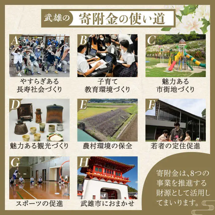 応援寄附金 武雄市 まちづくり応援寄附金 返礼品なし（500,000円分）[UZZ111]