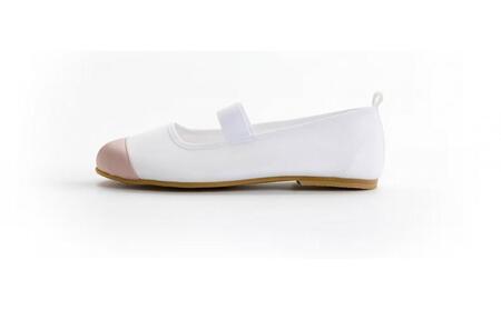 おしゃれな上履き シューズ 室内履き 上靴（ピンクベージュ／20.5cm）