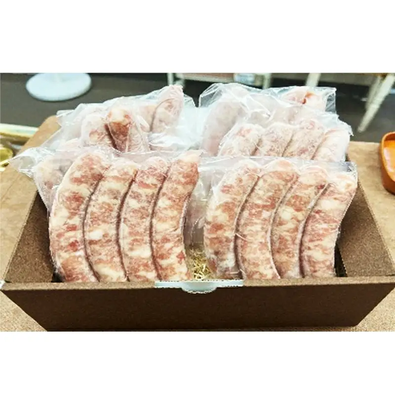【マルニハム】ローズポーク岩塩ソーセージ（４本入り×6袋）（茨城県共通返礼品・ローズポーク使用） - 生ソーセージ 惣菜 冷凍 ブランド豚 小分け 肉汁 国産 手ごね 手作り お弁当 おかず こだわり 贈り物 ギフト お取り寄せ 人気