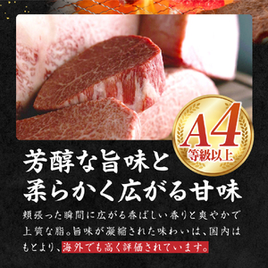【西ノ原牧場直送】大人気！A４等級以上宮崎牛バラエティ焼肉用 400g 国産 牛肉 