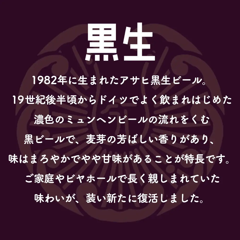 ビール アサヒ 生ビール 黒生 500ml 24本 1ケース