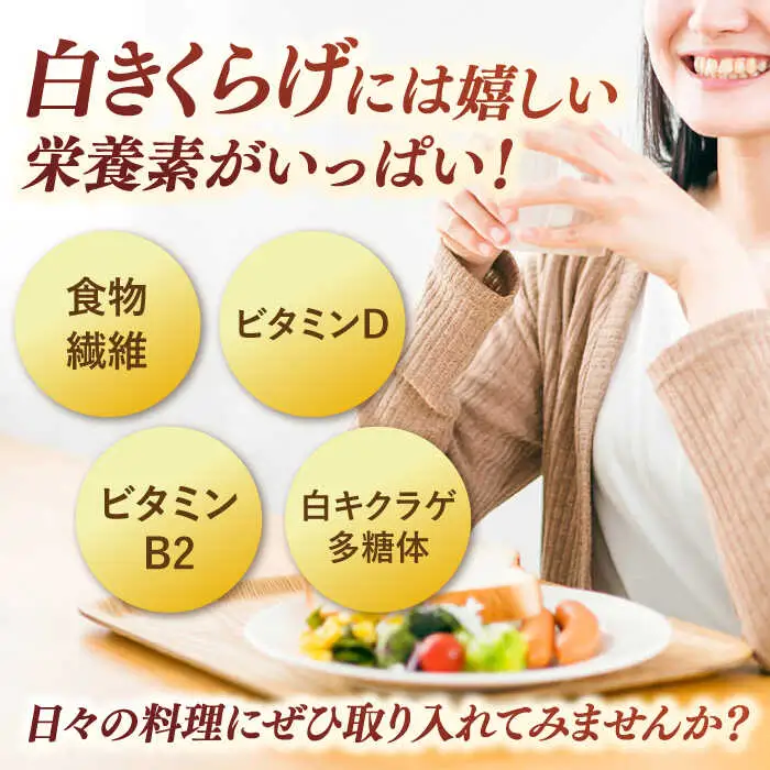 白きくらげパウダー 3袋セット 桂川町/オドラ株式会社 [ADBA004] きくらげ 木耳 きのこ