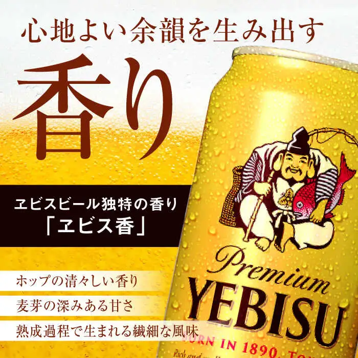 【全2回定期便】サッポロ ヱビスビール 350ml×24缶 合計48缶  /ビール お酒  エビス 大分 日田 サッポロビール /  [ARDC048]