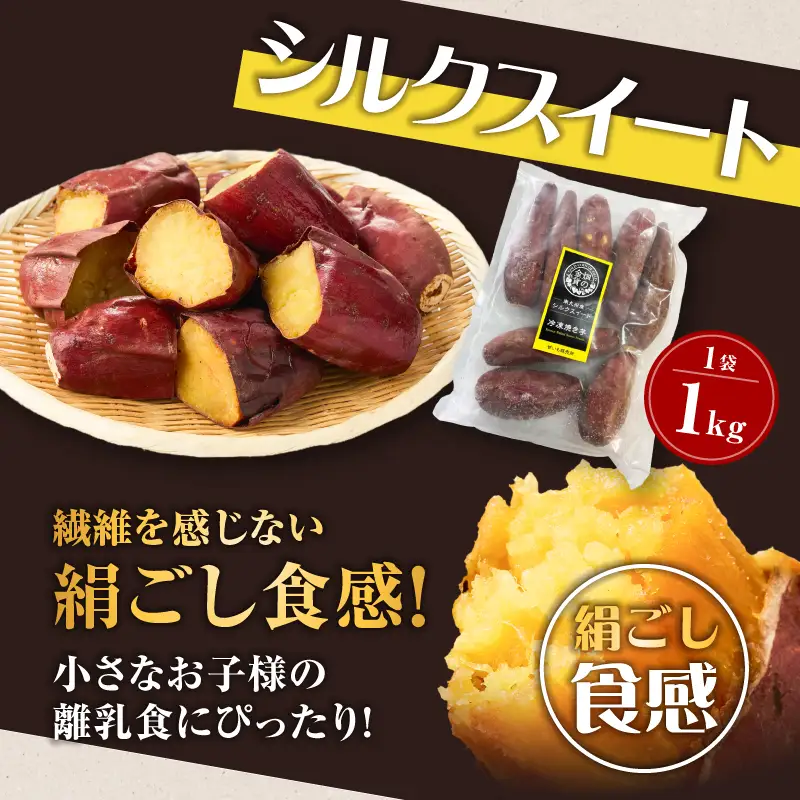 焼き芋 セット 紅はるか シルクスイート 合計2kg 【畑の金貨】 K181-010 さつまいも サツマイモ