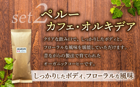 【粉に挽く】産地違いコーヒー豆　2種類飲み比べ各200g｜テルミナリアコーヒー
