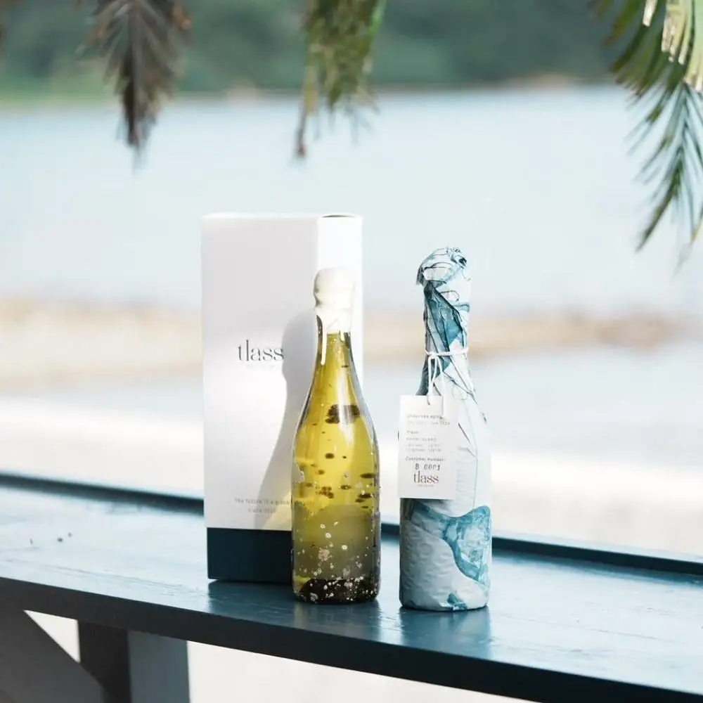 tlass SEA CELLAR -2024 1st Edition- 海底熟成ワイン 白・赤・スパークリング 750ml×3本セット