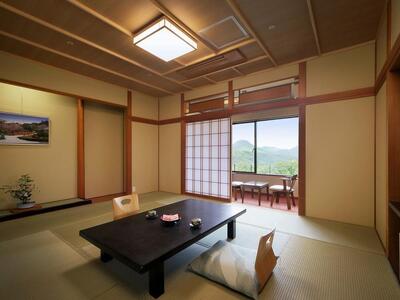 【篝火の湯　緑水亭】平休日1泊2食付 ペア宿泊券《【さくら館】和室10畳》
