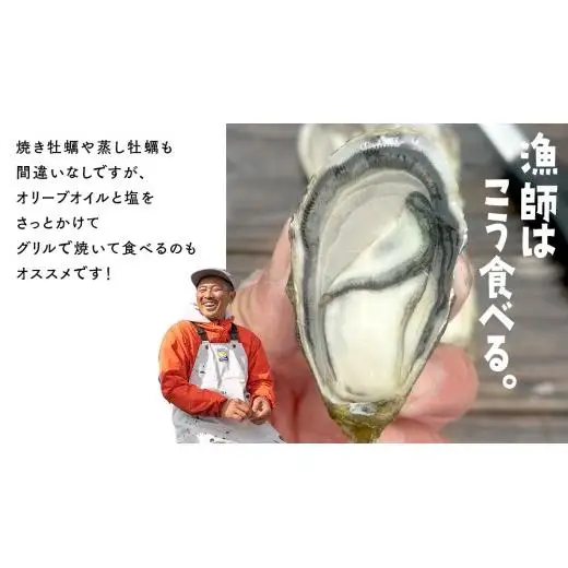 殻付き生牡蠣 冷蔵 約1kg ( 加熱用 ) 8～11個程度 【1月中旬～3月発送】 瀬戸内の離島から届く牡蠣 先行予約 