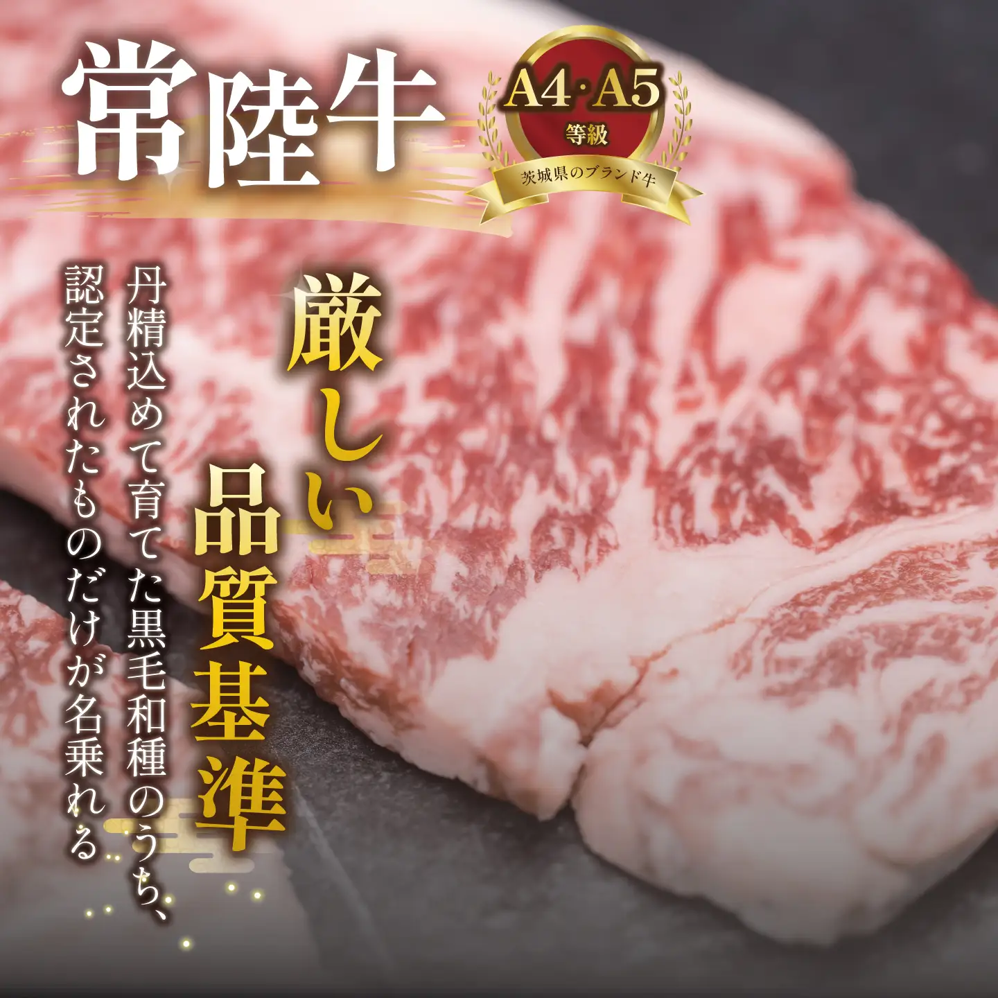 常陸牛 常陸牛A4・A5 薄切り落し肉 1kg（500g×2）【茨城県共通返礼品】