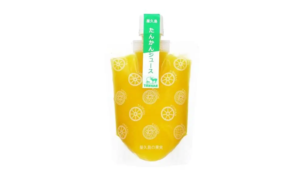屋久島プレミアムたんかんジュース パウチ 160g×5パック ＜果汁100%ストレートジュース＞｜たんかん ジュース