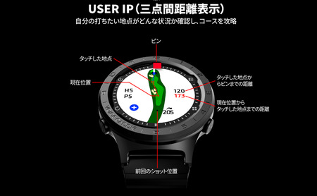 ボイスキャディ A3 ゴルフウォッチ GPS 距離計 ゴルフ 腕時計 VOICE CADDIE