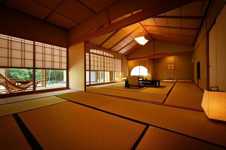 【茶寮宗園】1泊2食付 ペア宿泊券《【離れ・泰山】露天風呂付和室15畳+10畳》